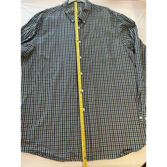 Duluth Trading Co Flannel Plaid LS Button Up Shirt Mens Size 2XL Tall Relaxed - Picture 3 of 9